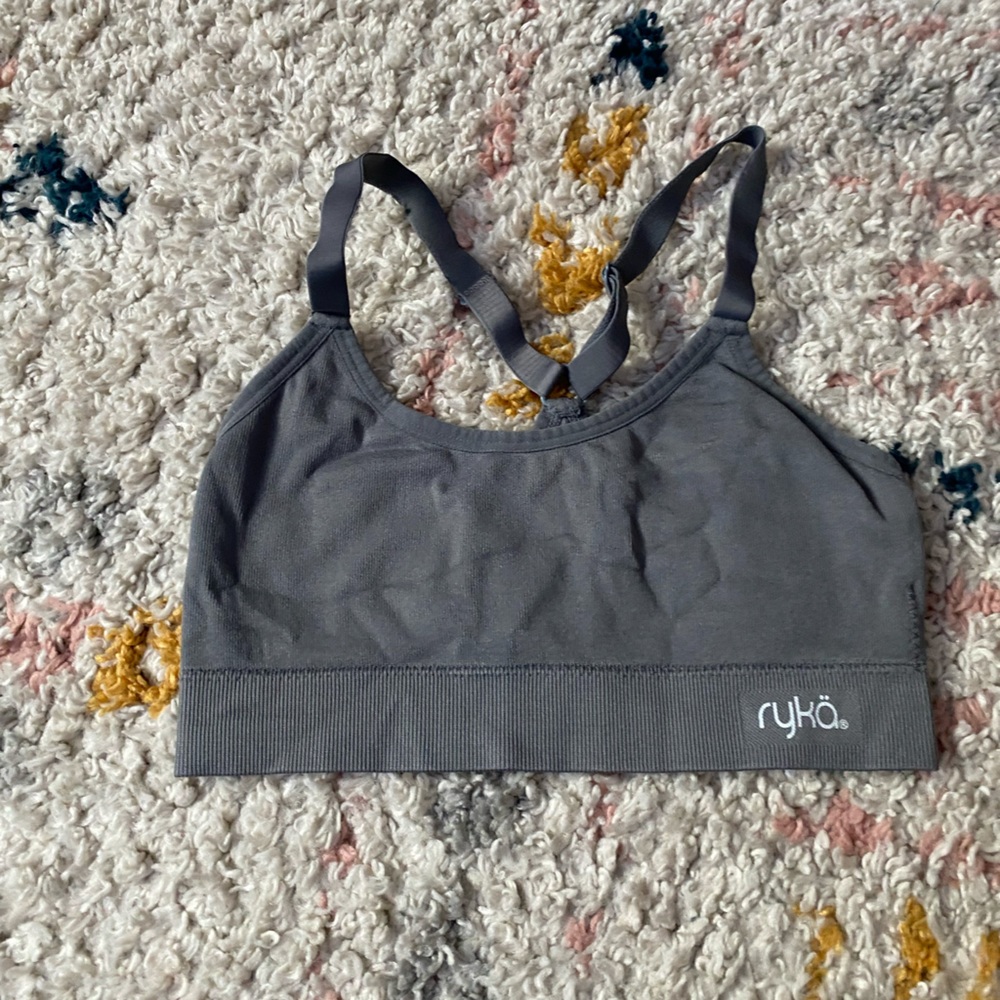Ryka gray sports bra, small